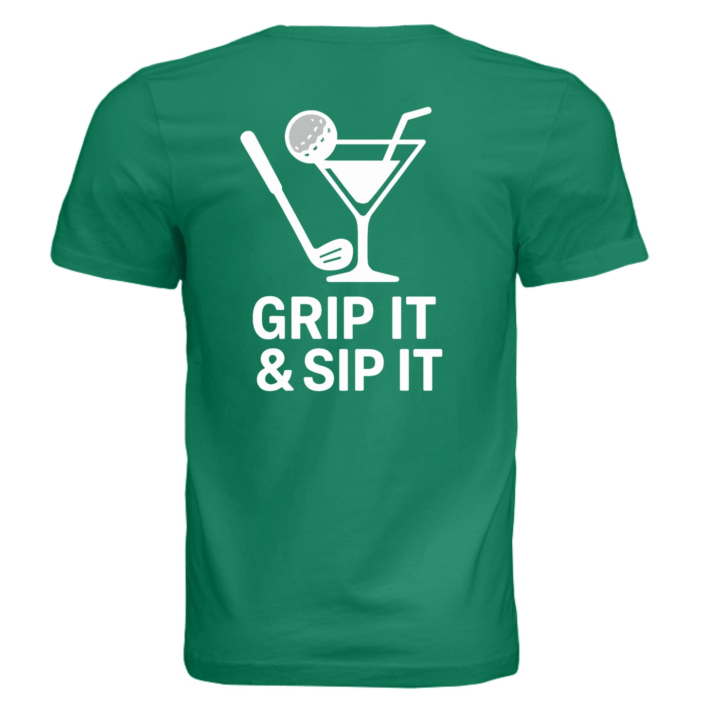 Solid Kelly Triblend - BACK