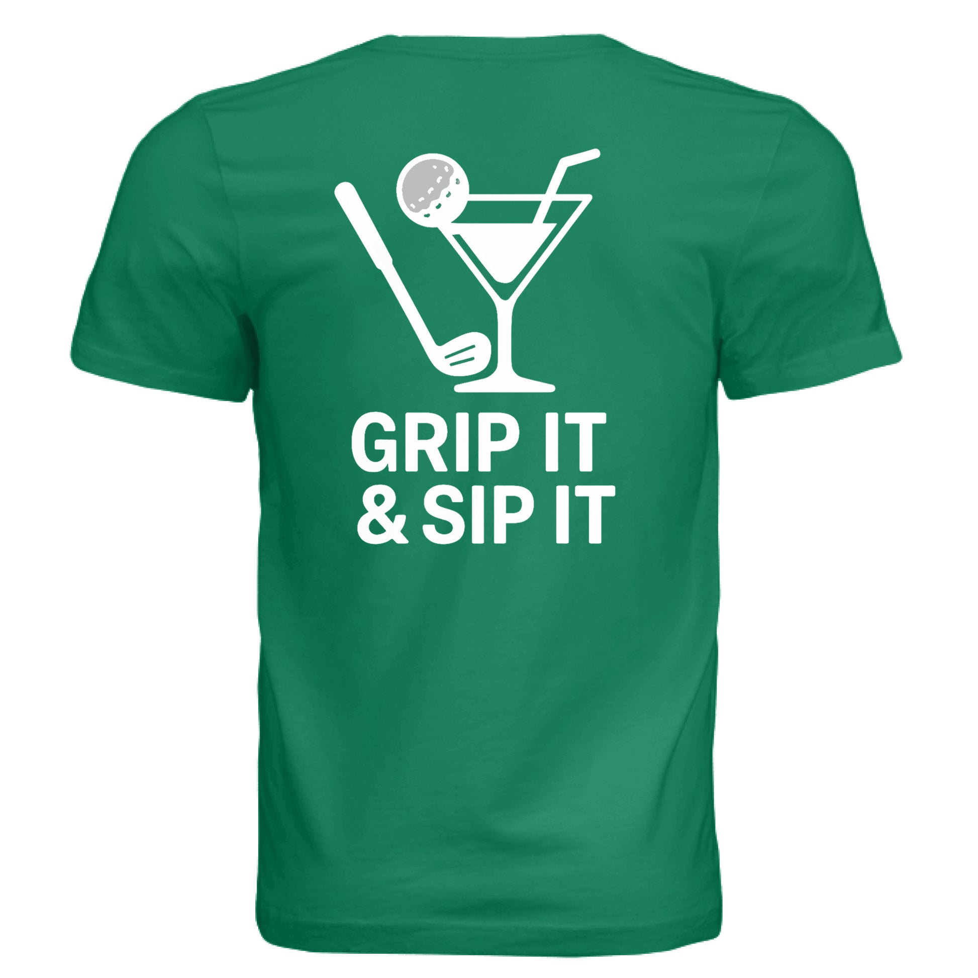 Solid Kelly Triblend - BACK