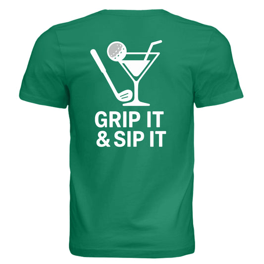 Solid Kelly Triblend - BACK