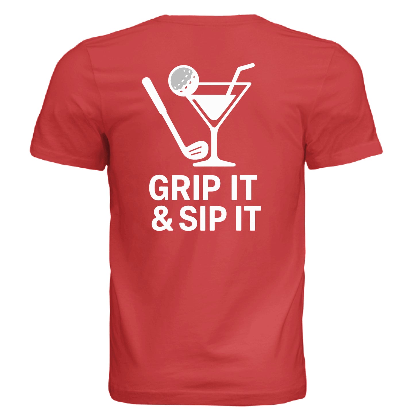 SOLID RED TRIBLN - BACK