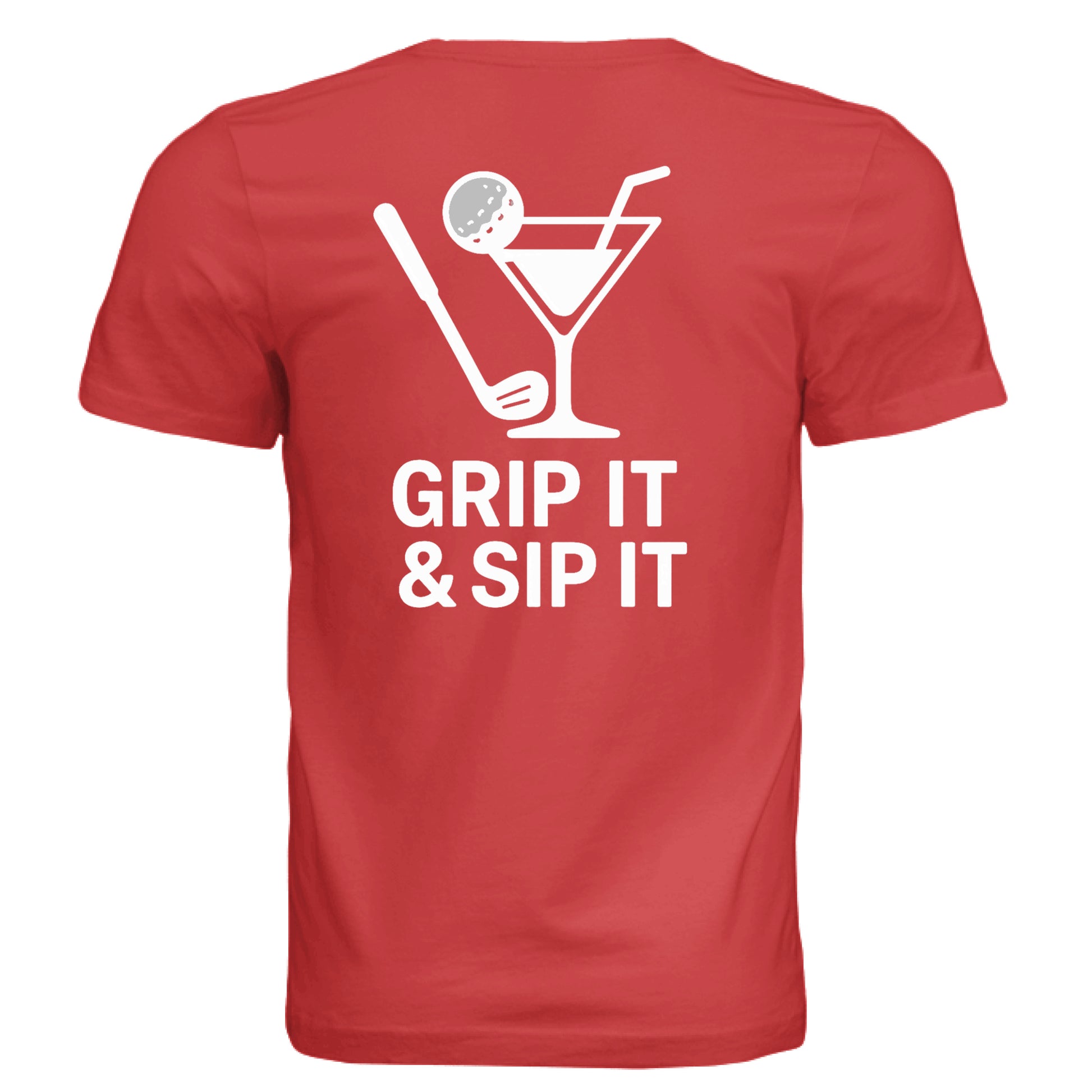 SOLID RED TRIBLN - BACK