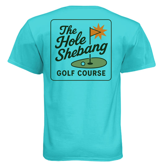 Course Hole Shebang Golf Graphic Tee – Soft Tri-Blend Tee - Clubbage - Course Hole Shebang Golf Graphic Tee – Soft Tri