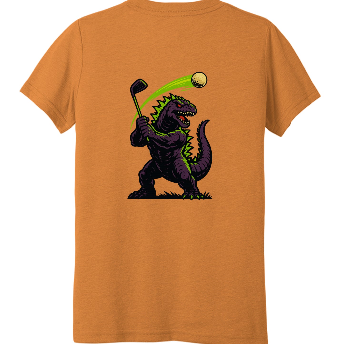 Orange Triblend - BACK