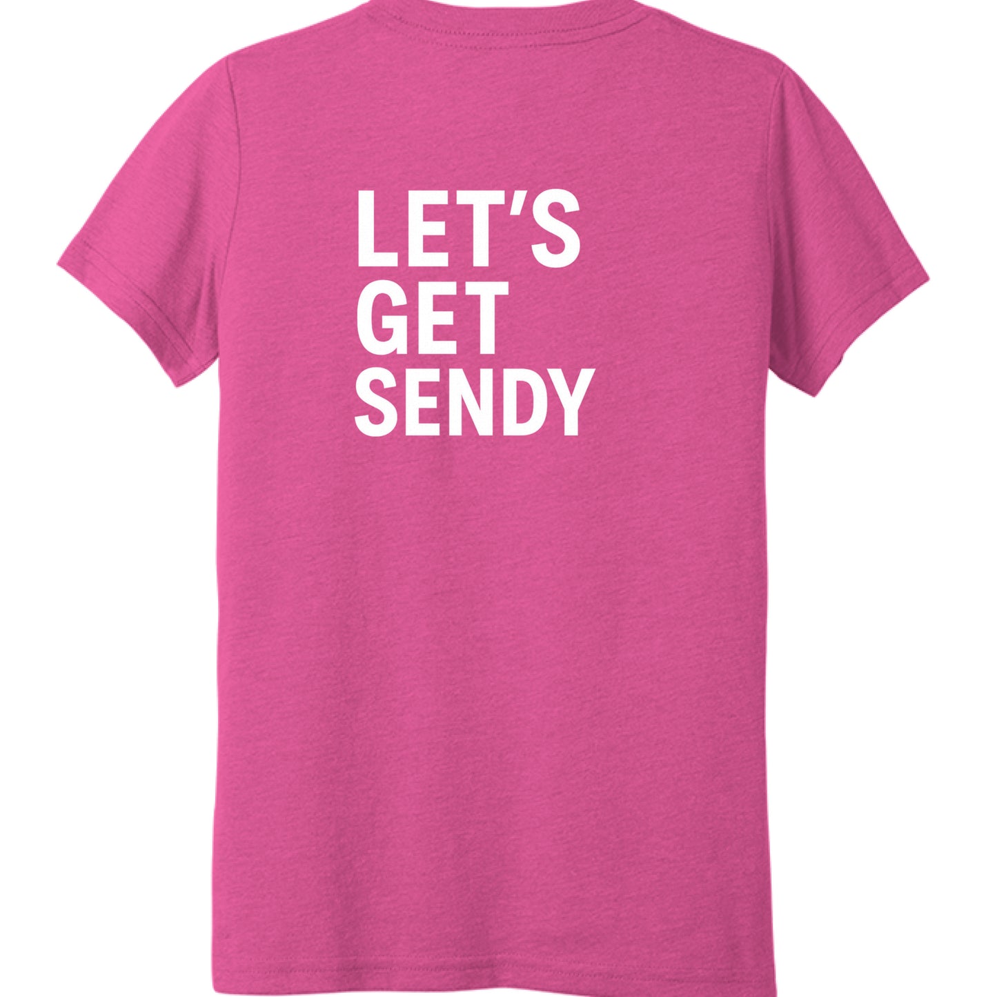 Charity Pink Triblend - BACK