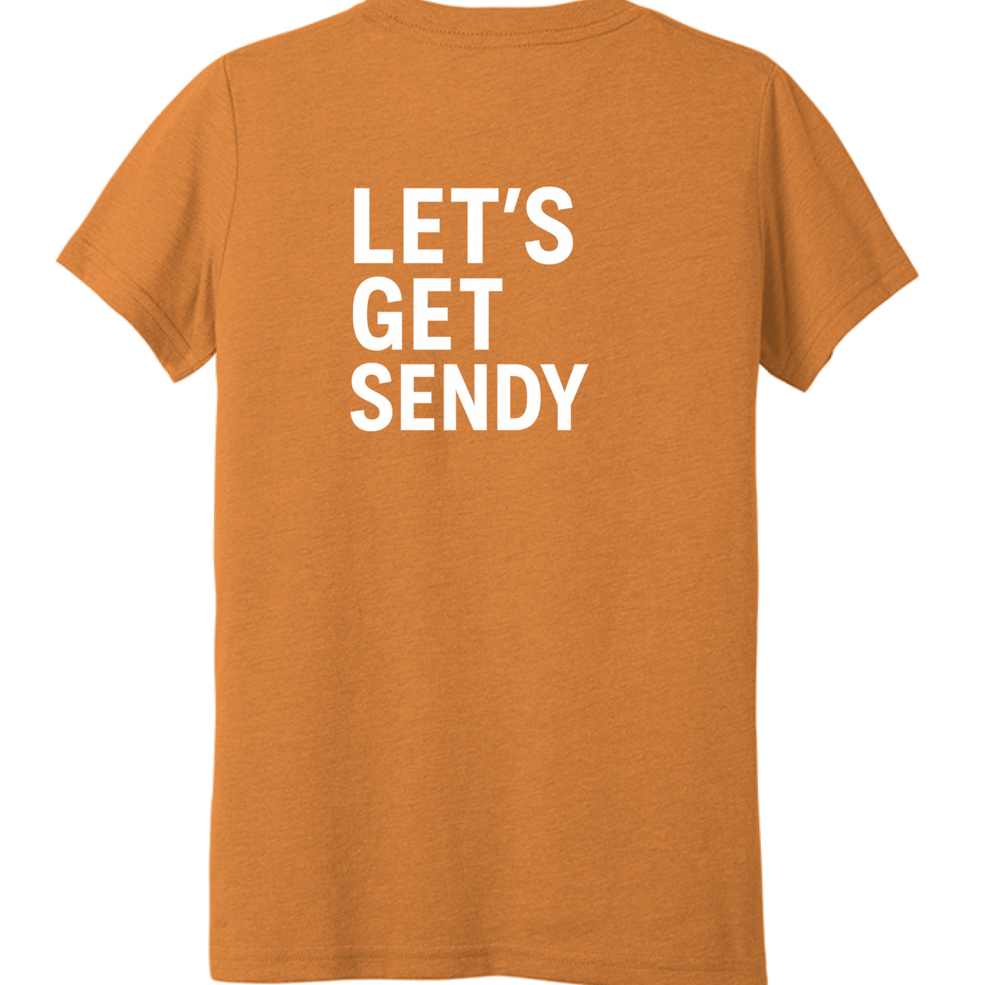 Orange Triblend - BACK