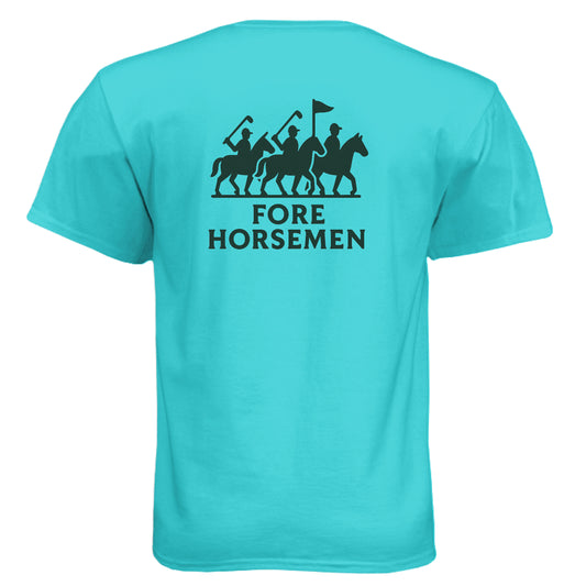 Tri-Blend Custom Golf Shirt – Team Team - Fore Horsemen Custom Golf Shirt – Soft Tri-Blend Tee from Clubbage