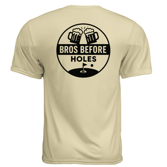 Moisture Wicking Custom Golf Shirt – Team Team - Bros Before Holes Custom Golf Shirt – Moisture-Wicking Tee from Clubbage