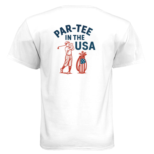 Tri-Blend Patriotic Golf Shirt – Par PAR - TEE IN THE USA Patriotic Golf Shirt – Soft Tri-Blend Tee from Clubbage