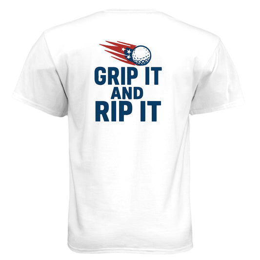 Grip it & Rip It Funny Golf Shirt – Soft Tri-Blend Tee from Clubbage