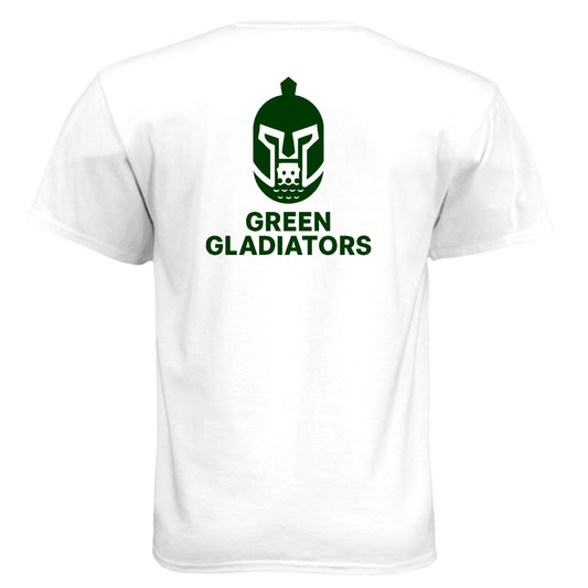 Green Gladiators Custom Team Golf Shirt – Soft Tri-Blend Tee from Clubbage