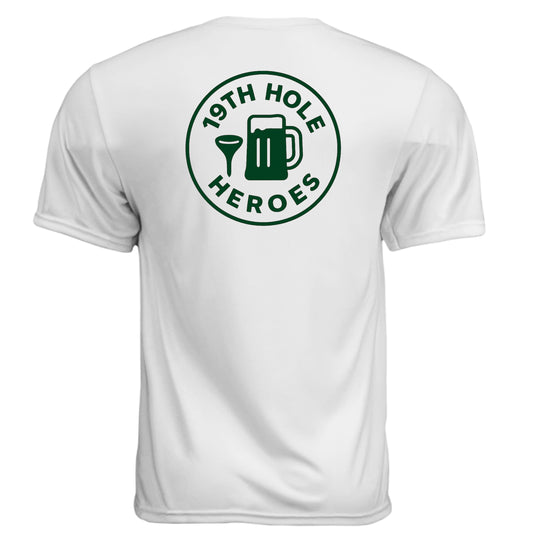 Moisture Wicking - 19th Hole Heros golf t-shirt - Clubbage