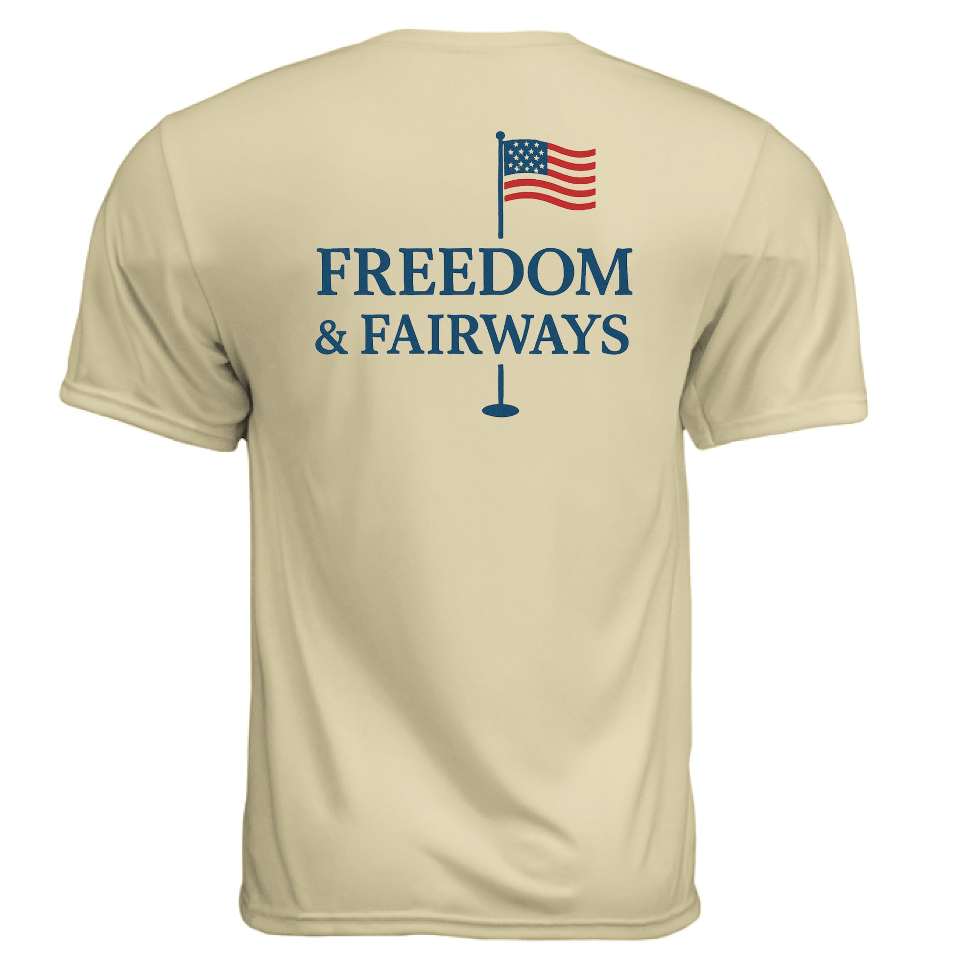 Freedom & Fairways Patriotic Golf Shirt – Moisture-Wicking Tee from Clubbage