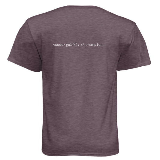 Code Champion Golf Graphic Tee – Soft Tri-Blend Tee from Clubbage