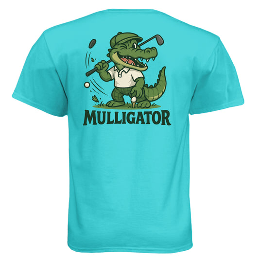 Mulligator Golf Graphic Tee – Soft Tri-Blend Tee from Clubbage