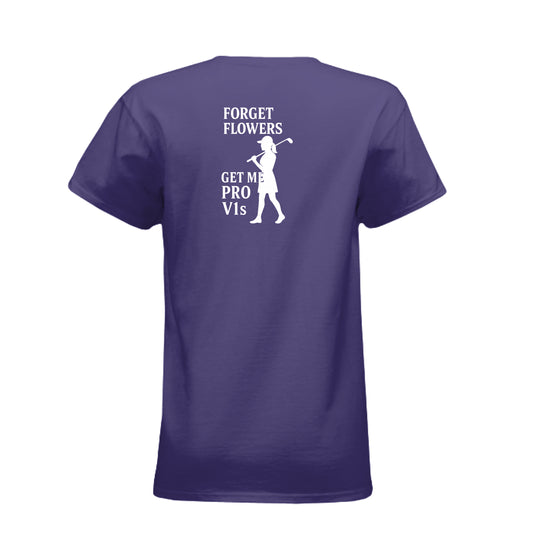 Ladies Forget Flowers Golf Shirt – Ladies CVC Tee - Clubbage - Ladies Forget Flowers Golf Shirt – Ladies Cvc Tee From Clubbage