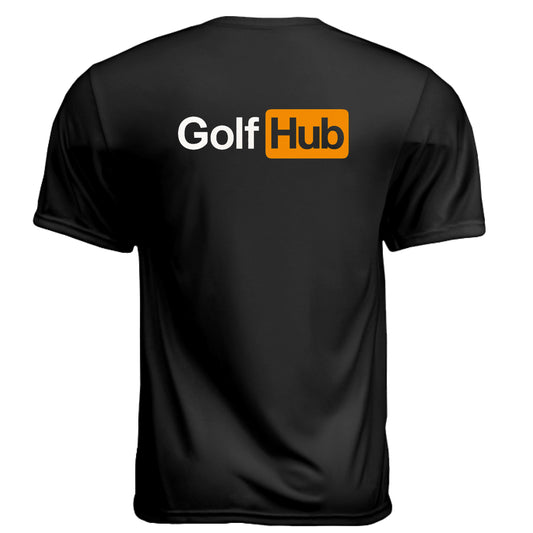 Golf Hub Mature Golf Humor Shirt – Moisture-Wicking Tee from Clubbage