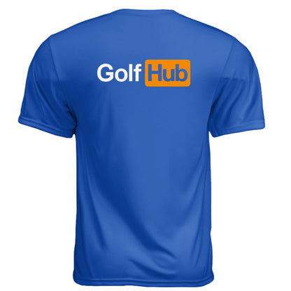 Golf Hub Mature Golf Humor Shirt – Moisture-Wicking Tee from Clubbage