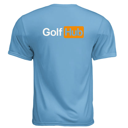 Golf Hub Mature Golf Humor Shirt – Moisture-Wicking Tee from Clubbage