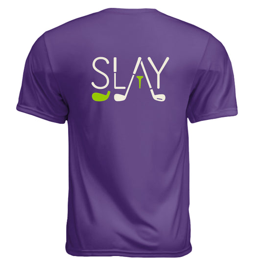 Slay Funny Golf Shirt – Moisture-Wicking Tee from Clubbage