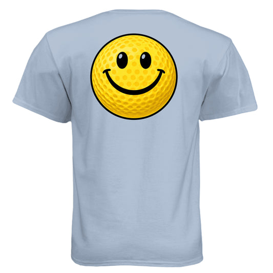 Smiley Funny Golf Shirt – Soft Tri-Blend Tee from Clubbage