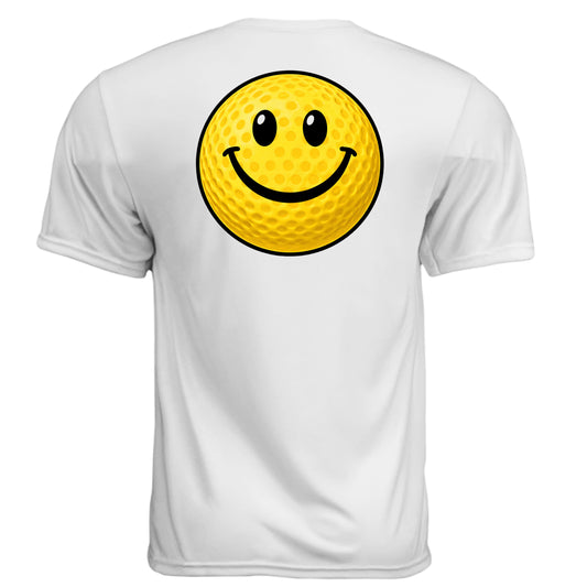 Smiley Funny Golf Shirt – Moisture-Wicking Tee from Clubbage