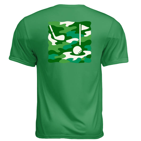 Camo Green 2 Patriotic Golf Shirt – Moisture-Wicking Tee from Clubbage