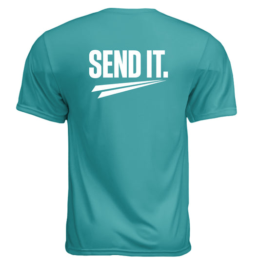 Send it Funny Golf Shirt – Moisture-Wicking Tee from Clubbage