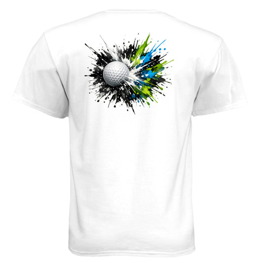 Golf ball Art Suspended Golf Graphic Tee – Soft Tri-Blend Tee - Clubbage - Golf Ball Art Suspended Golf Graphic Tee – Soft Tri