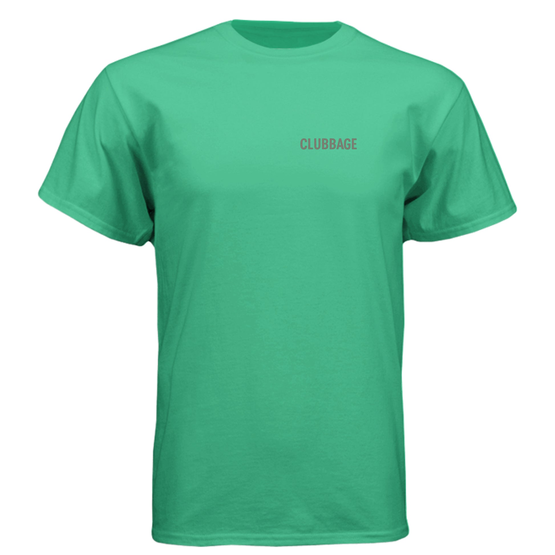 Golf ball Art Suspended Golf Graphic Tee – Soft Tri-Blend Tee front logo view from Clubbage