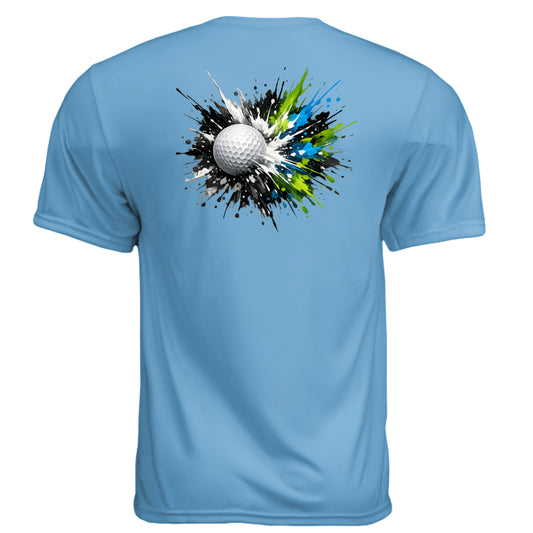 Golf ball Art Suspended Golf Graphic Tee – Moisture-Wicking Tee - Clubbage - Golf Ball Art Suspended Golf Graphic Tee – Moisture