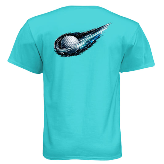 Golf ball Art Pure Motion Golf Graphic Tee – Soft Tri-Blend Tee - Clubbage - Golf Ball Art Pure Motion Golf Graphic Tee – Soft Tri