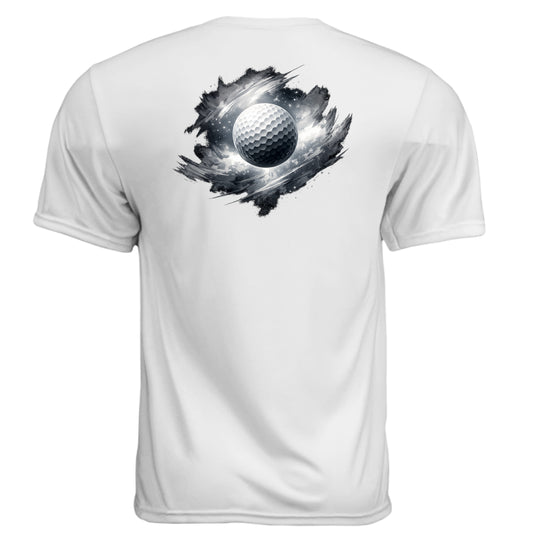Golf ball Art Luminous Golf Graphic Tee – Moisture-Wicking Tee - Clubbage - Golf Ball Art Luminous Golf Graphic Tee – Moisture