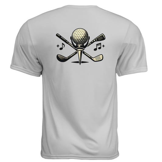 Classic Music Vintage Golf Shirt – Moisture-Wicking Tee back design from Clubbage