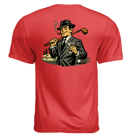 Classic Did It My Way Vintage Golf Shirt – Moisture-Wicking Tee back design from Clubbage