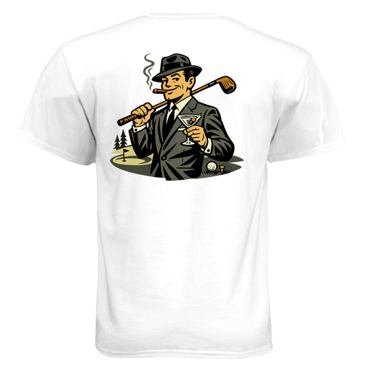 Classic Did It My Way Vintage Golf Shirt – Soft Tri-Blend Tee back design from Clubbage