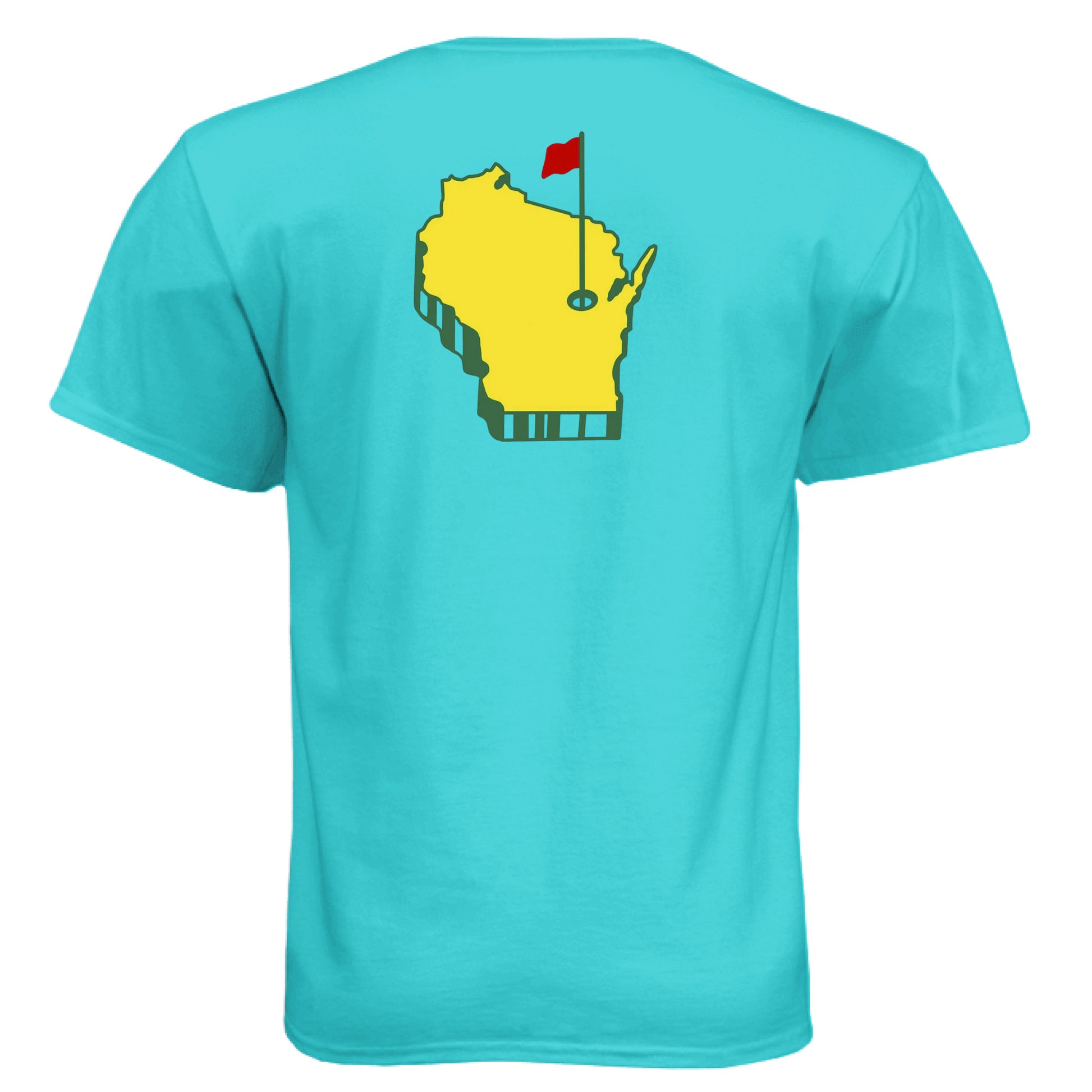 Your State Pride – Wisconsin Golf Shirt – Soft Tri-Blend Tee - Clubbage - Your State Pride – Wisconsin Golf Shirt – Soft Tri