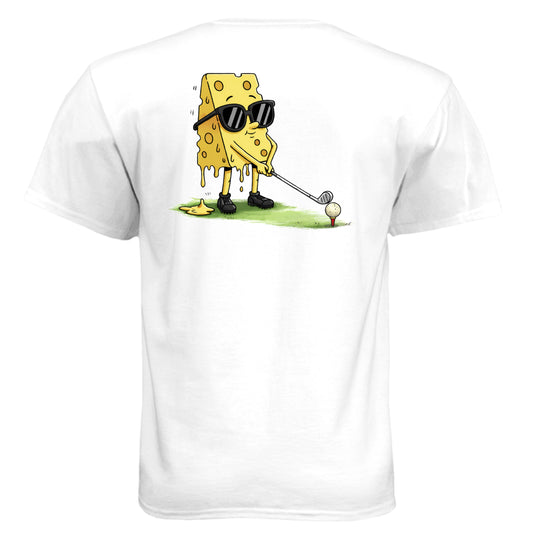 Your State Pride – Wisconsin Golf Shirt – Soft Tri-Blend Tee back design, Wisconsin state pride golf shirt from Clubbage