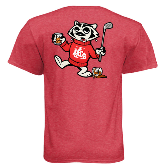 Your State Pride – Wisconsin Golf Shirt – Soft Tri-Blend Tee back design, Wisconsin state pride golf shirt from Clubbage