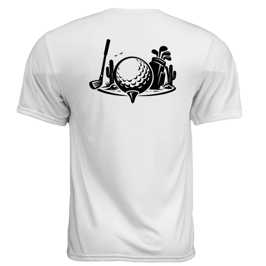Your State Pride – Texas Golf Shirt – Moisture-Wicking Tee back design, Texas state pride golf shirt from Clubbage