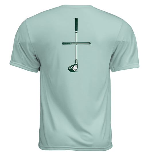 Faith & Cross Golf Graphic Tee – Moisture-Wicking Tee - Clubbage - Faith & Cross Golf Graphic Tee – Moisture