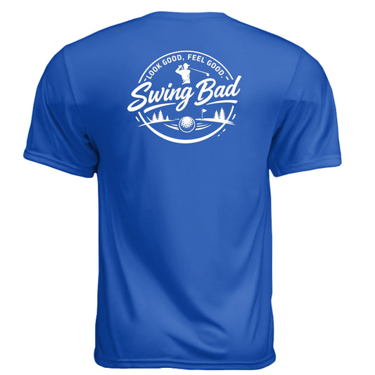Swing Bad Funny Golf Shirt – Moisture-Wicking Tee - Clubbage - Swing Bad Funny Golf Shirt – Moisture