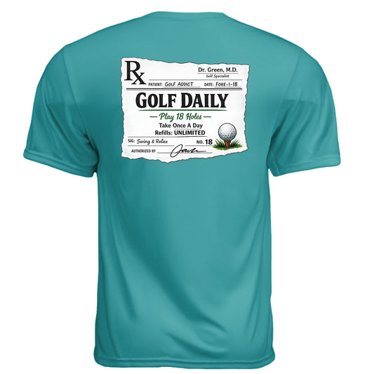 Funny Moisture-Wicking Golf T-Shirt with UPF 44 - Clubbage - Golf Daily Funny Golf Shirt – Moisture