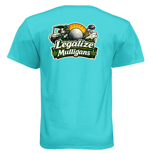 Legalize Mulligans Funny Golf Shirt – Soft Tri-Blend Tee - Clubbage - Legalize Mulligans Funny Golf Shirt – Soft Tri