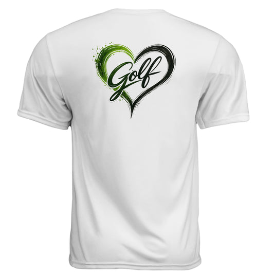 Love Golf Golf Graphic Tee – Moisture-Wicking Tee back design from Clubbage