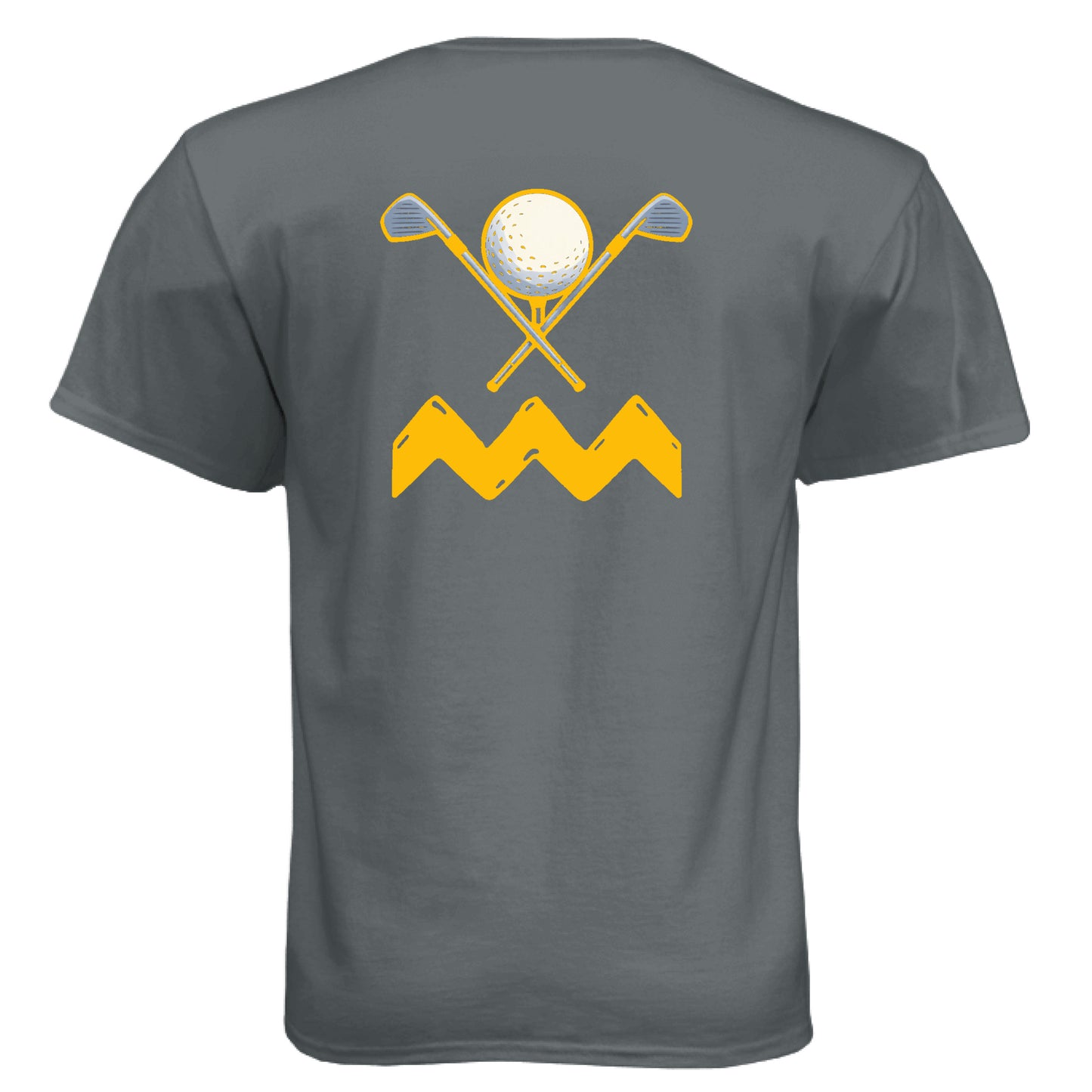 Peanut Golf Graphic Tee – Soft Tri-Blend Tee back design from Clubbage