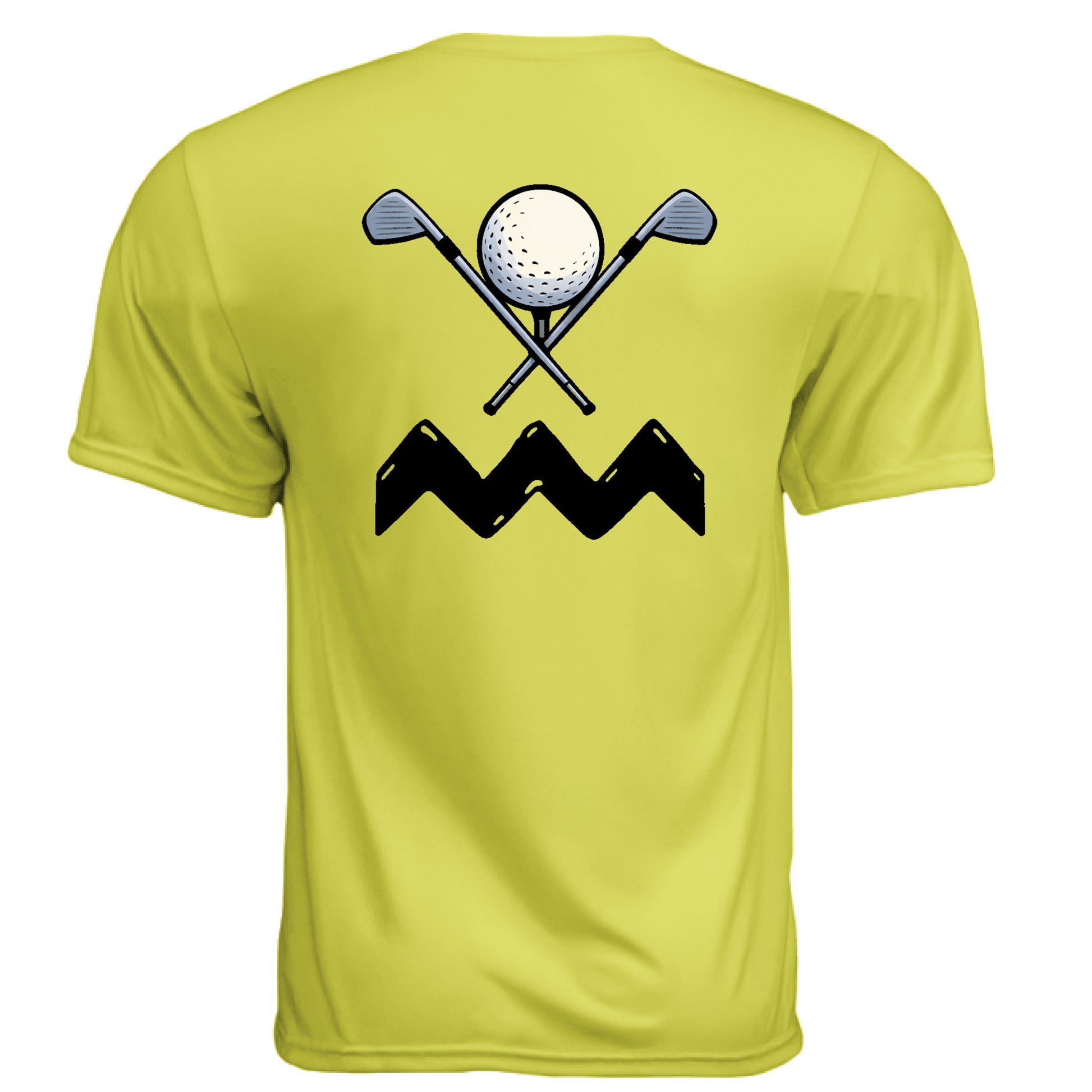 Peanut Golf Graphic Tee – Moisture-Wicking Tee back design from Clubbage