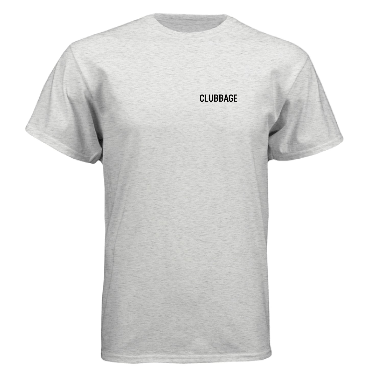 Birdiebuster Golf Graphic Tee – Soft Tri-Blend Tee front logo view from Clubbage
