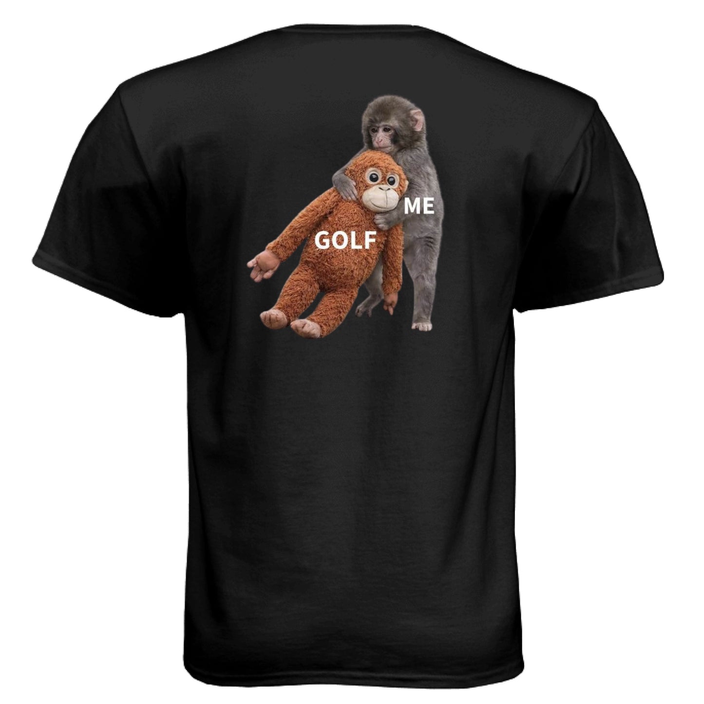 Meme Punch Funny Golf Shirt – Soft Tri-Blend Tee back design from Clubbage