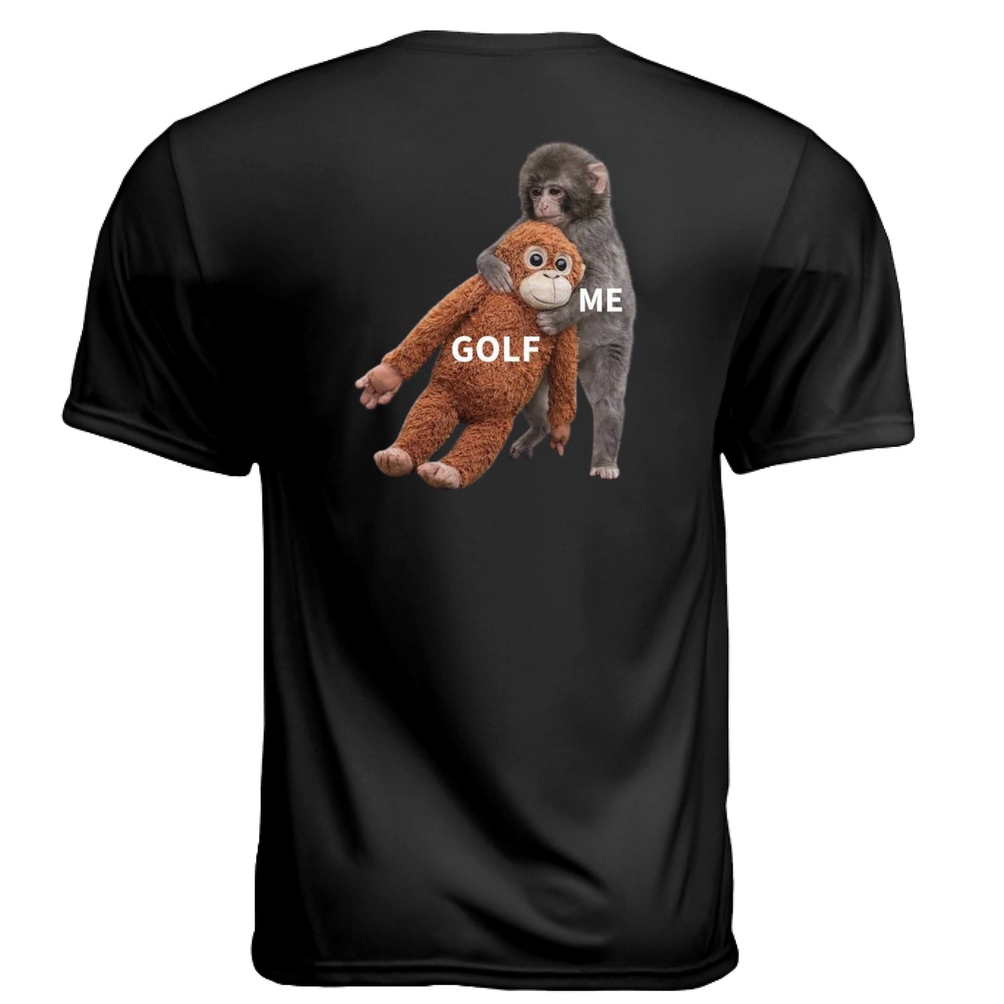 Meme Punch Funny Golf Shirt – Moisture-Wicking Tee back design from Clubbage