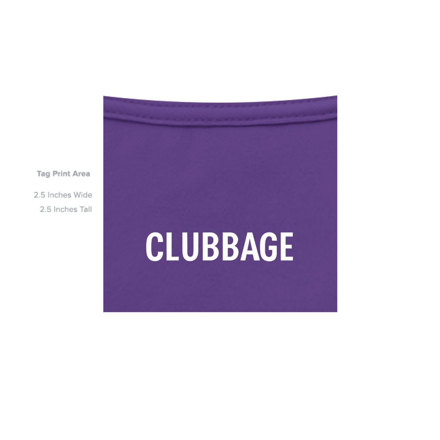 tag print area for Meme Punch Funny Golf Shirt – Moisture-Wicking Tee from Clubbage